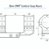 35mm SPRM™ Cantilever Mounts 15MOA (All Heights) - Image 4