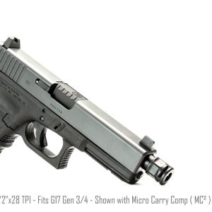 Alternative view of Glock® G17 Gen 3/4 – Threaded 1/2×28 – With Micro Carry Comp