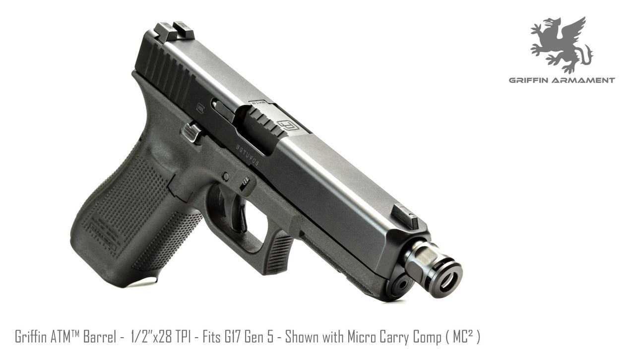 Glock® G17 Gen 5 – Threaded 1/2×28 – With Micro Carry Comp - Image 2