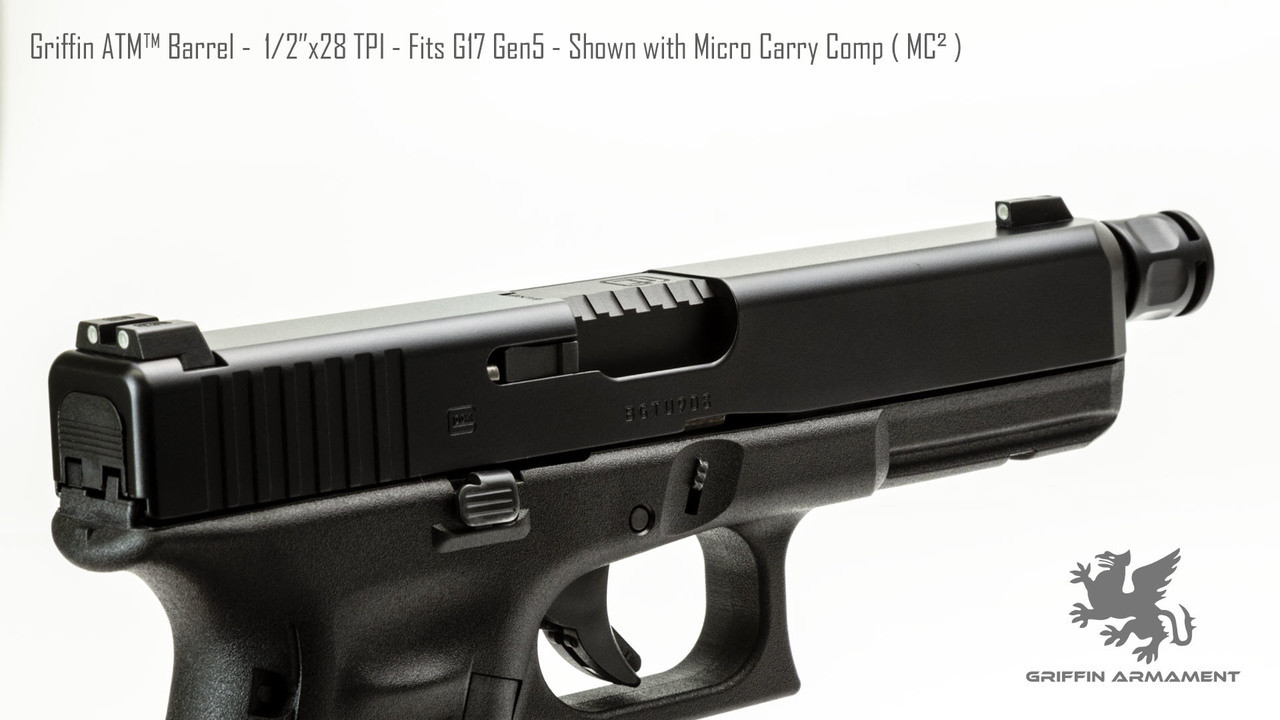 Glock® G17 Gen 5 – Threaded 1/2×28 – With Micro Carry Comp - Image 4