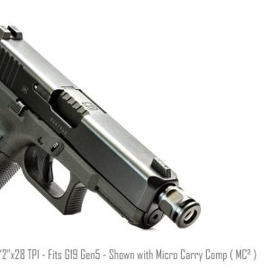 Alternative view of Glock® G19 Gen 5/6 – Threaded 1/2×28 – With Micro Carry Comp