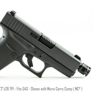 Alternative view of Micro Carry Comp 1/2×28 Special For Glock 43 and 42