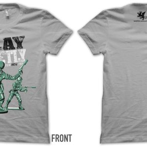 Alternative view of “PLAY QUIETLY” Shirt