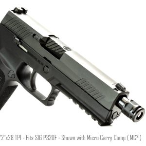 Alternative view of SIG® P320F – Threaded 1/2×28 – With Micro Carry Comp