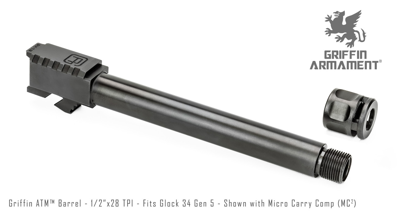 Glock® 34 Gen 5 – Threaded 1/2×28 – With Micro Carry Comp - Image 2