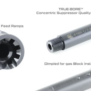Alternative view of Griffin 9.5″ 416R 300BLK HEDP Barrel