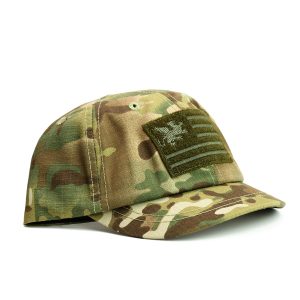 Griffin Flag Hat (Camo – Short Brim)