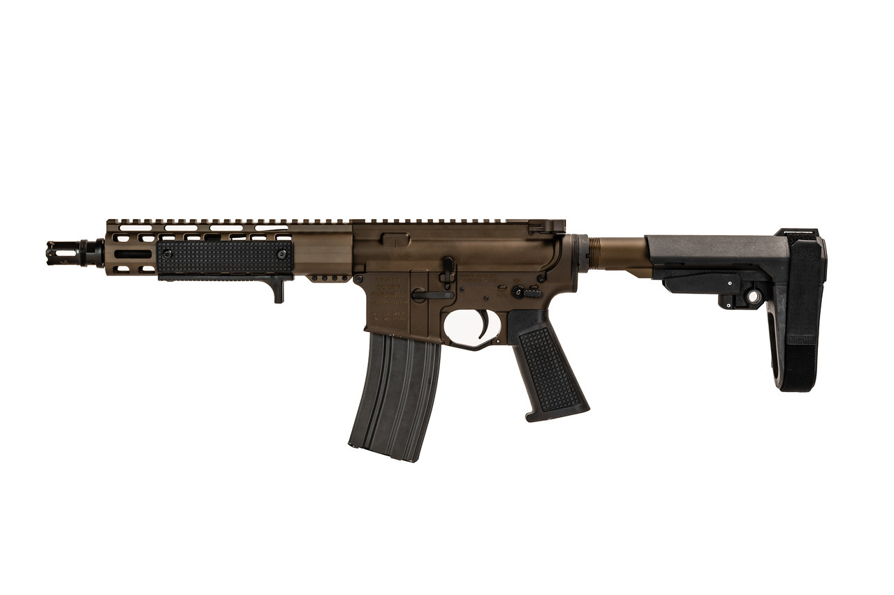 MK1 PSD 9.5″ 223W Pistol (Terra Brown Anodized) - Image 2